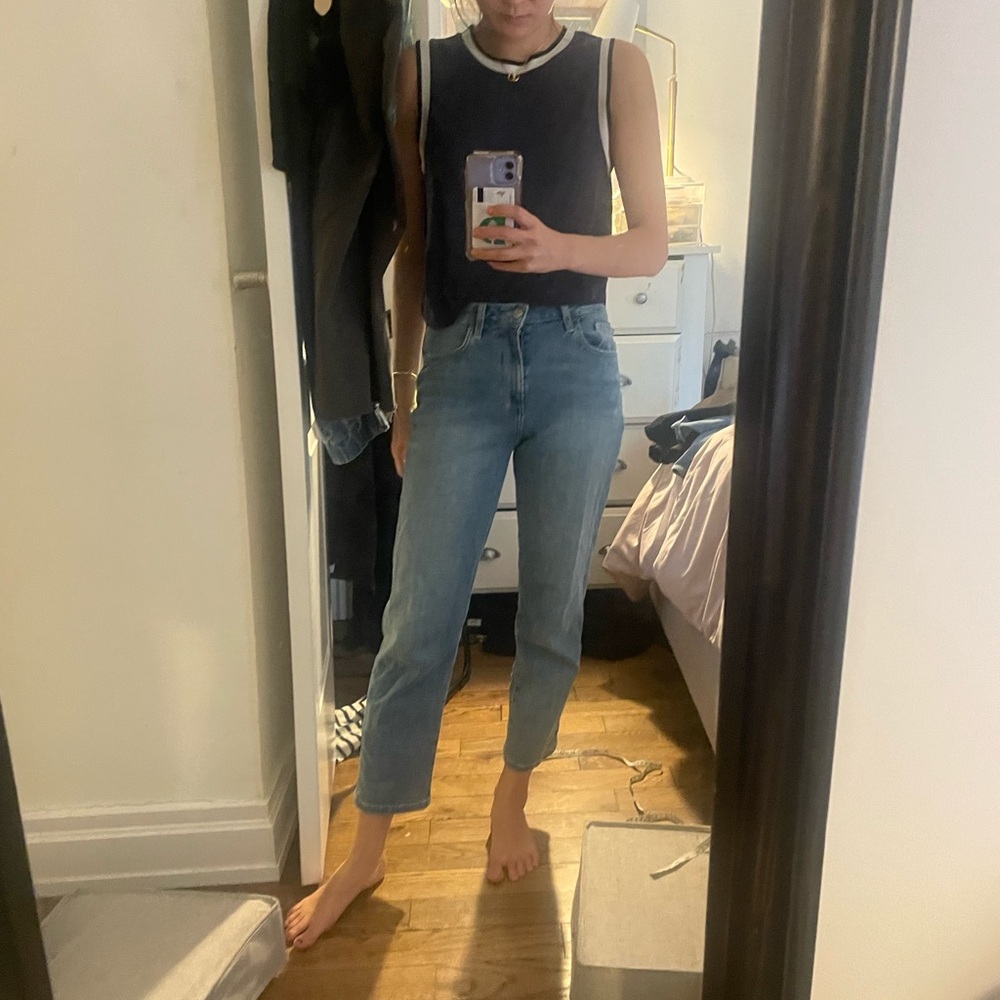 Joes jeans ankle cut 25 wide leg normal blue